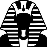 Ancient Egyptian Pharaoh Silhouette Illustrationography vector