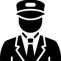 Illustration of Formal Uniformed Person for Professional Use vector