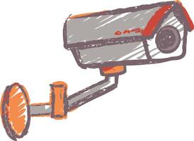 Illustration of Security Camera for Surveillance and Safety Design vector
