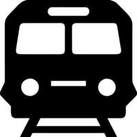 Train Front View for Transportation and Travel Design vector