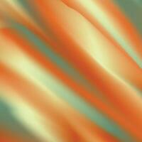 An abstract image of orange and green waves vector