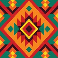 a colorful pattern with a geometric design vector