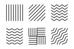 Geometric pattern icon. Zigzag texture sign. Wave ornament symbol. vector
