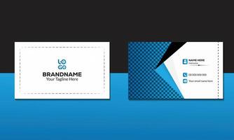 Modern business card print templates. Personal visiting card with company logo vector