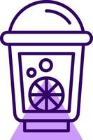 Lemonade Outline Style Icon vector