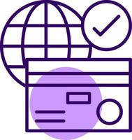 Payment gateway Outline Style Icon vector