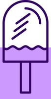 Popsicle Outline Style Icon vector