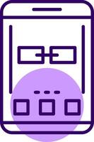 Link Outline Style Icon vector