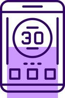 Battery Outline Style Icon vector