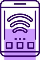 Wi Fi Outline Style Icon vector