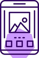 Image Outline Style Icon vector