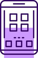 Menu Outline Style Icon vector