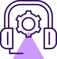 Customer Support Outline Style Icon vector