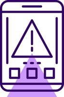 Error Outline Style Icon vector