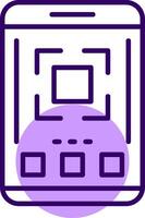 Full screen Outline Style Icon vector