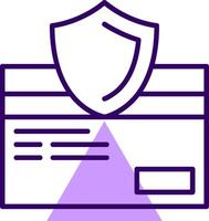 Secure Checkout Outline Style Icon vector