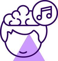 Music Outline Shape Style Icon vector