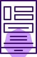 Mobile Phones Outline Shape Style Icon vector