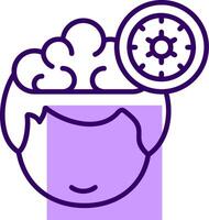 Time Management Outline Shape Style Icon vector