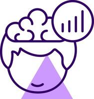 Signal strength Outline Shape Style Icon vector