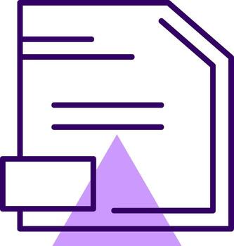 archivo contorno forma estilo icono vector