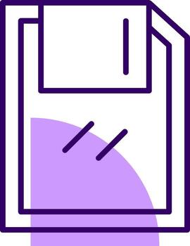 Save Outline Shape Style Icon vector