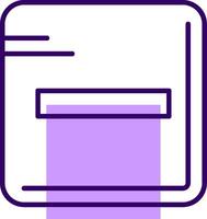 Remove Outline Shape Style Icon vector