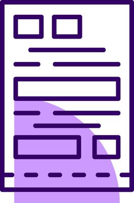 Receipt Outline Shape Style Icon