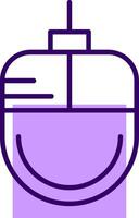 Mouse Outline Shape Style Icon vector