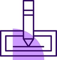 Edit Outline Shape Style Icon vector