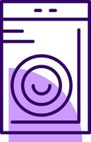 Speaker Outline Shape Style Icon vector