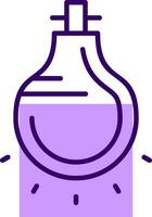Lightbulb Outline Shape Style Icon vector