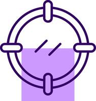 Target Outline Shape Style Icon vector