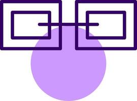Link Outline Shape Style Icon vector