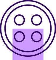 More Outline Shape Style Icon vector