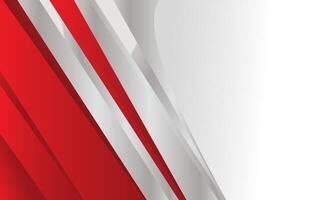 Red and white modern abstract background vector