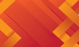 Orange geometric abstract background design vector
