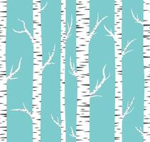 Seamless background with birch trees. vector