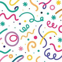 a colorful pattern with the words vector