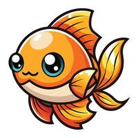 goldfish illustration art vector