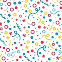 a colorful confetti pattern with stars and stars vector