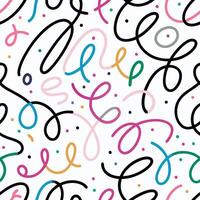a colorful pattern with the letters and numbers vector