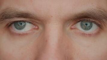 Timelapse of human eyes blinking and rotating in different directions video