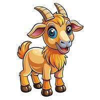 goat cartoon illustration vector