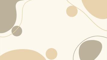 Light brown pastel minimalist style motion graphics. video