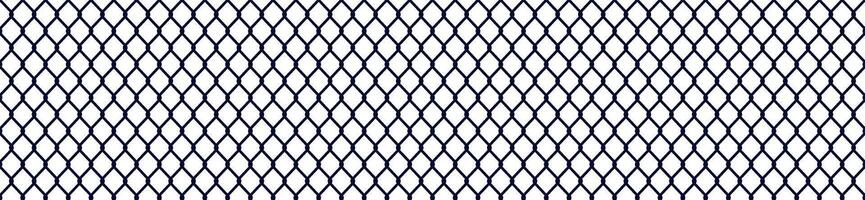 Seamless net pattern with wire mesh and grid texture for soccer, fishing, and sports goals in black and white isolated on white background vector