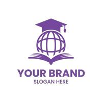 Modern Educational Institution Branding Graphic vector