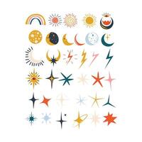 Folk Art Symbol Design Element vector
