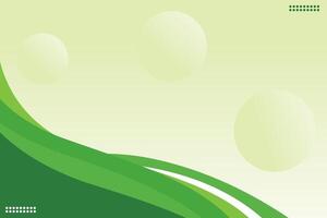a Green background anstract vector