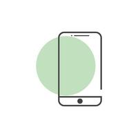 handphone icon design vector